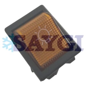 TEKLİ GENİŞ IŞIKLI ŞALTER - (SARI)/LAMBA